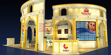 留住美麗，首先要靚麗的美博會(huì)展臺(tái)裝修