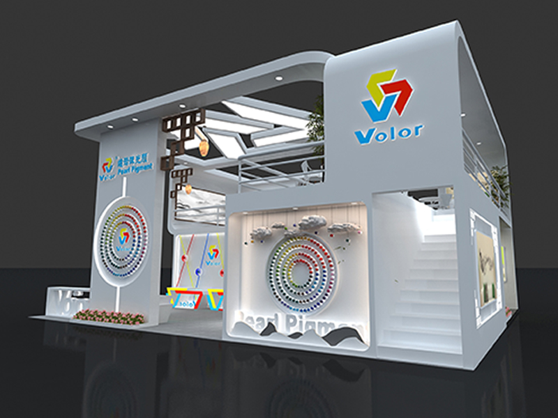 維諾珠光顏料——涂料展攤位搭建 維諾珠光顏料——涂料展攤位搭建