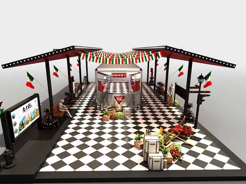 重慶保稅商品展示交易中心—快閃店設計 重慶保稅商品展示交易中心—快閃店設計