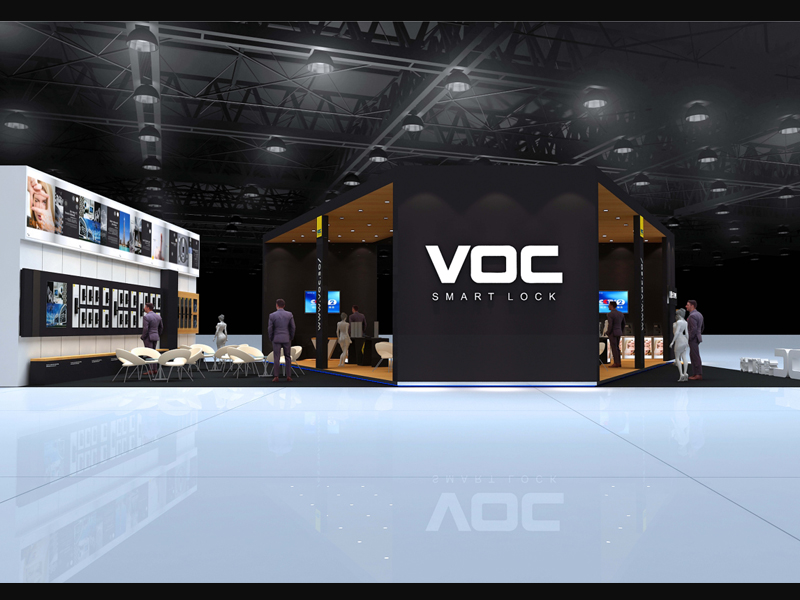 亞合大——建材門鎖展位搭建 亞合大——建材門鎖展位搭建